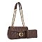 2-in-1 Quilted Shoulder Bag & Wallet Set