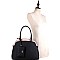 Color Block 2 in 1 Dome Satchel with Card Holder MH-ES3149