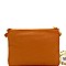 Turn-Lock Accent Quilted Front Pocket Cross Body