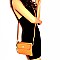 Turn-Lock Accent Quilted Front Pocket Cross Body