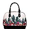 CACTUS SERIES AUTHENTIC FRIDA KAHLO 2 IN 1 DOME SATCHEL