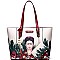 2 in 1 Authentic Frida Kahlo Cactus Series Shopper Tote