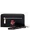Frida Kahlo Skull Wristlet Wallet