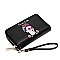 Frida Kahlo Skull Wristlet Wallet