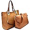 Tassel Accent Chevron Quilted Boston Satchel MH-GH102