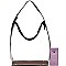 2 in 1 Snake Print Transparent Clear Hobo Cross Body