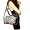 2 in 1 Snake Print Transparent Clear Hobo Cross Body