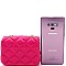 Micro Mini Quilted Effect Turn-Lock Jelly Cross Body