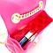 Micro Mini Quilted Effect Turn-Lock Jelly Cross Body