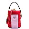 JEWEL TOP OSTRICH PRINT SATCHEL