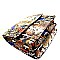 TURN-LOCK SNAKE PRINT CHAIN SHOULDER BAG