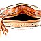 Ostrich Embossed Round Shoulder Bag MH-L0198
