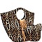 2 IN 1 LEOPARD PRINT FRINGED SATCHEL