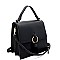 MEDIUM TASSEL ACCENT FLAP SATCHEL