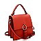 MEDIUM TASSEL ACCENT FLAP SATCHEL