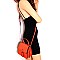 MEDIUM TASSEL ACCENT FLAP SATCHEL