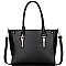 Compartment 2 in 1 Satchel SET with Cellphone Wallet Messenger L6391