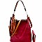 Tassel Accent 2-Way Hobo Wallet SET MH-LD1431W