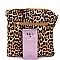 TASSEL ACCENT LEOPARD PRINT CROSS BODY MESSENGER