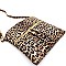 TASSEL ACCENT LEOPARD PRINT CROSS BODY MESSENGER