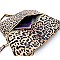 TASSEL ACCENT LEOPARD PRINT CROSS BODY MESSENGER
