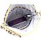 TASSEL ACCENT LEOPARD PRINT CROSS BODY MESSENGER