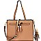 2-Way Bow Accent Tote Wristlet SET