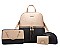 4 IN 1 Multi Compartment Backback Crossbody Shoulder & Wallet Set