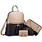 4 IN 1 Multi Compartment Backback Crossbody Shoulder & Wallet Set