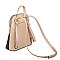 4 IN 1 Multi Compartment Backback Crossbody Shoulder & Wallet Set