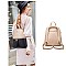 4 IN 1 Multi Compartment Backback Crossbody Shoulder & Wallet Set