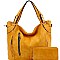 Stylish Multi-Pocket 2-Way Tote Wallet SET MH-LHU2341W