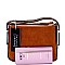 MULTI COMPARTMENT TWO WAY CROSS BODY & SHOULDER BAG