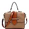 TWO WAY FLAP SATCHEL & SHOULDER BAG
