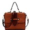TWO WAY FLAP SATCHEL & SHOULDER BAG