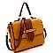 TWO WAY FLAP SATCHEL & SHOULDER BAG