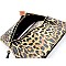 FRONT POCKET LEOPARD CROSS BODY MESSENGER
