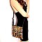 FRONT POCKET LEOPARD CROSS BODY MESSENGER