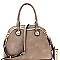 Multi-Compartment Dome Satchel Wallet SET MH-LMS0191W