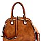Multi-Compartment Dome Satchel Wallet SET MH-LMS0191W