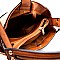 Front Pocket Leatherette 2-Way Hobo Bag