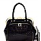 Multi-Pocket Crocodile Patent Frame Satchel Wallet MH-LP7086