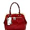 Multi-Pocket Crocodile Patent Frame Satchel Wallet MH-LP7086