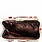 Multi-Pocket Crocodile Patent Frame Satchel Wallet MH-LP7086