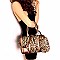 2 IN 1 LEOPARD PRINT BOSTON SATCHEL