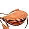 Expandable Laser-Cut Tassel Accent Hobo Messenger