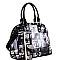 Magazine Print 2 in 1 Dome Satchel Value SET MH-MB1208S