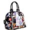Magazine Print 2 in 1 Dome Satchel Value SET MH-MB1208S