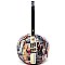 Obama Magazine Print Ball-Shaped Metal Frame RZ-MB5004