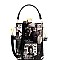 JEWEL-TOP MAGAZINE PRINT MEDIUM SATCHEL